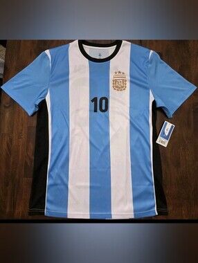 Official AFA Argentina 3-Star Messi #10 Home Jersey BNWT - Size Medium